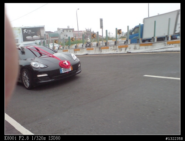巧遇 PORSCHE Panamera s 結婚禮車