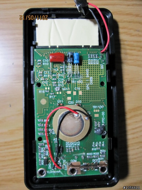 [電子液晶三用電錶排線]剝落了有方法能夠黏回去嗎?