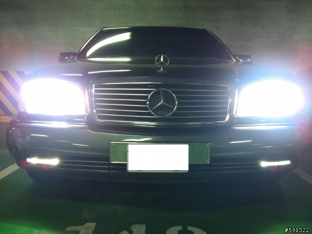 w140 安裝日行燈 老車也不失流行