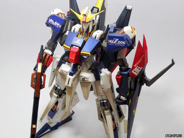 韓國rarra版藤田Z紙模型 MSZ-006 Hyper Zeta