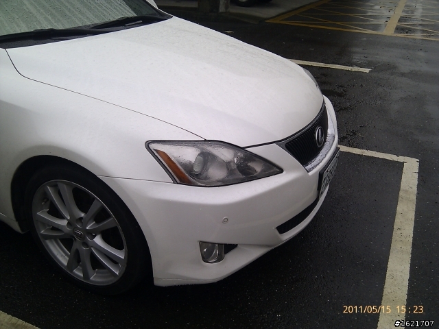 IS250珍珠白前後保桿到勇明烤漆分享