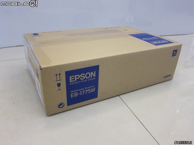 [第一次開箱,請多指教]時尚美型投影機EPSON EB-1775W