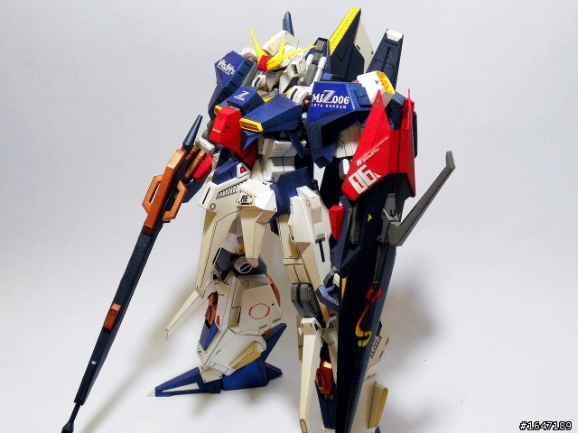 韓國rarra版藤田Z紙模型 MSZ-006 Hyper Zeta