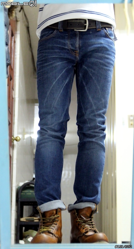【開包】天空有夠藍之Nudie初體驗 =Grim Tim Dark Used Denim=
