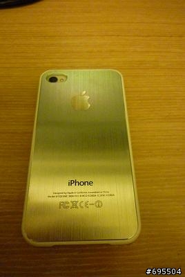 女王的白iphone+保護套