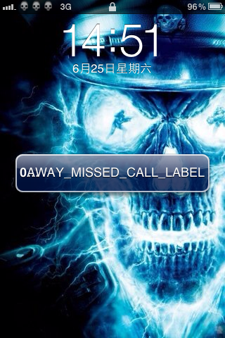 未接來電變成亂碼