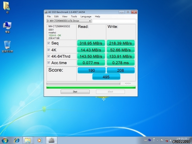 召喚醒沉睡已久的SATA3晶片效能!!美光 Crucial M4 SSD  256GB效能"快"速測試