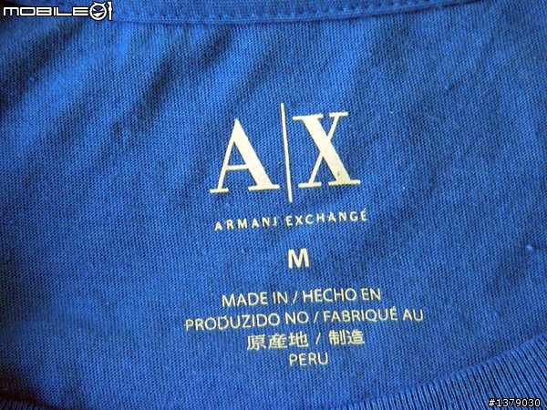 [開箱] Armani Exchange 短袖襯衫