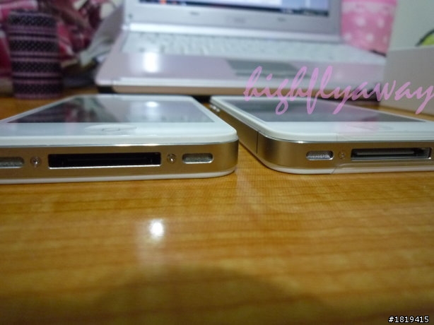 真假白色iphone4!? 換殼原廠比較分享