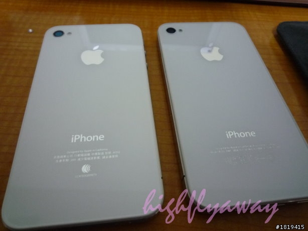 真假白色iphone4!? 換殼原廠比較分享