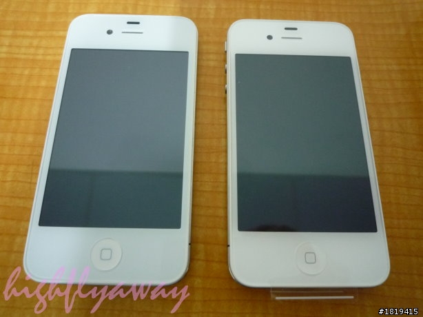 真假白色iphone4!? 換殼原廠比較分享