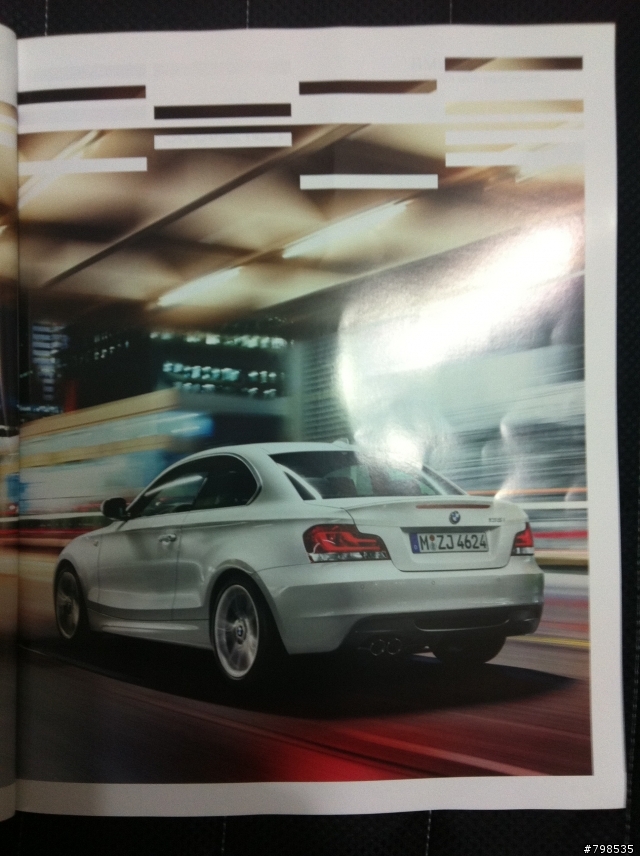 今天收到 BMW 1M 135I 118D 型錄