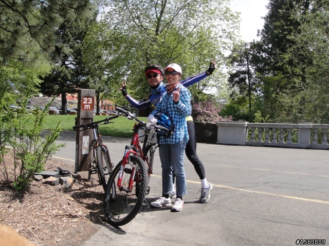 漫遊單車道Spokane River Centennial Trail~與女王騎車趣