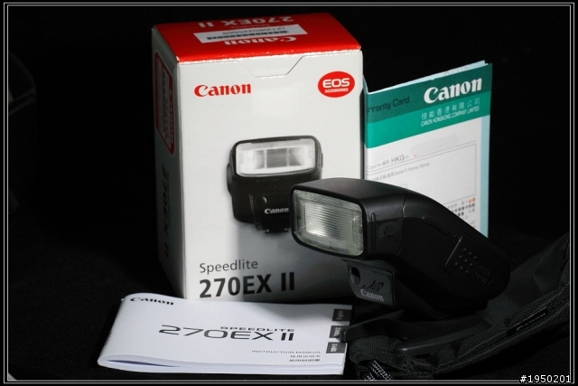 【開箱】Canon 270EX II閃光燈簡單開箱