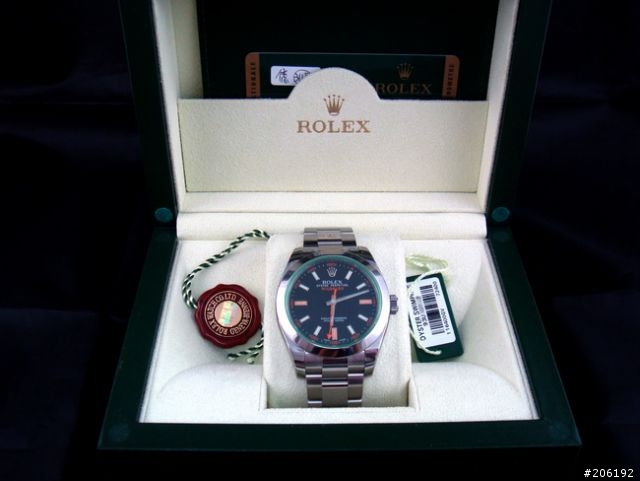 【開箱】Rolex  116400GV 綠玻璃 (圖多)
