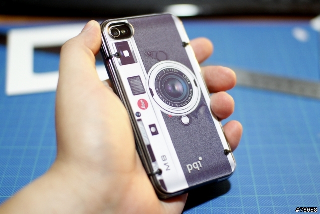 IPHONE4也可這樣玩喔、個人DIY背殼圖 ( PQI  i-Cover 401 ) 附檔!