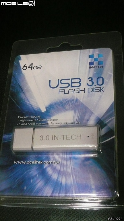 俗又大碗的IN-TECH 64G USB 3.0