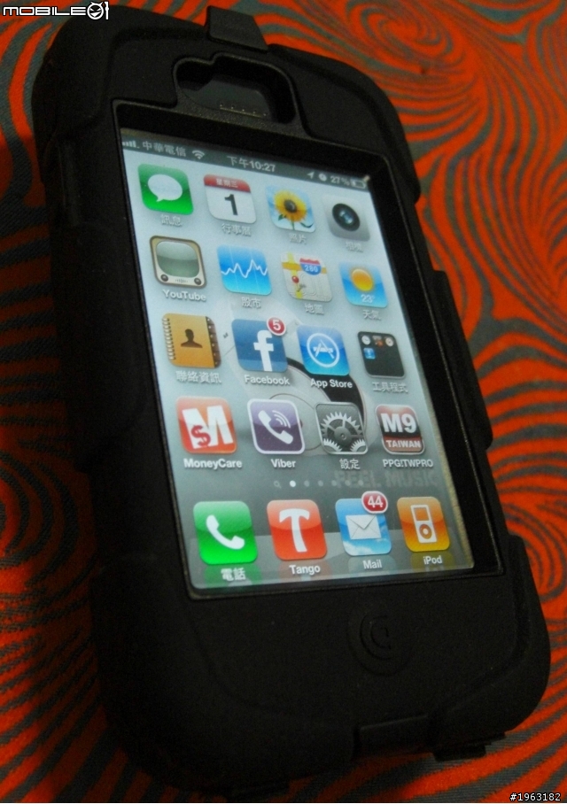 （開箱文）GRIFFIN Survivor iPhone4 case
