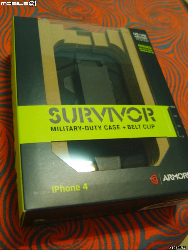 （開箱文）GRIFFIN Survivor iPhone4 case