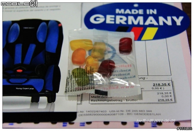 Recaro安全座椅在郵局開箱囉~