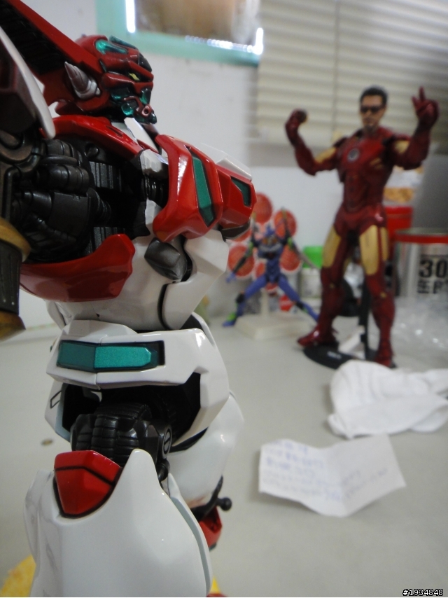 EX- 合金 GETTER ROBOT真蓋特 1   大小瑕疵  集於一身  這隻要買的人請慎重考慮 =.=......