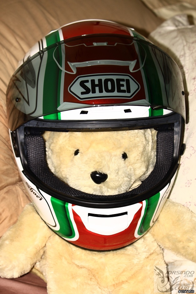 頂級 SHOEI X-12 STREAMLINER 選手帽 意大利紅白綠配色