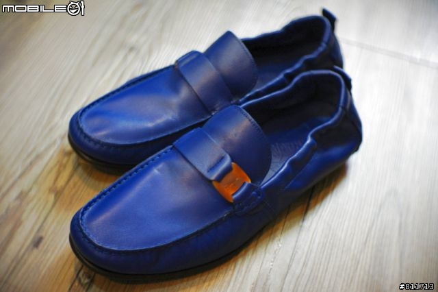 [開車鞋] Ferragamo 藍色小羊鞋