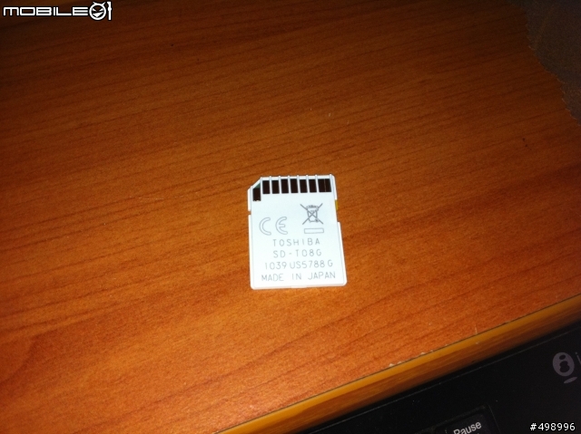 [分享]TOSHIBA CLASS10 8GB 小白卡