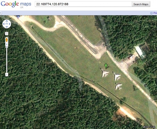 Google map讓我看到台灣最神秘的基地....