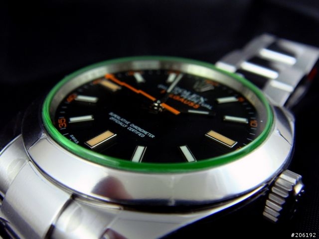 【開箱】Rolex  116400GV 綠玻璃 (圖多)