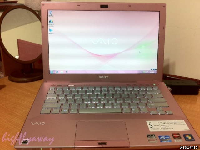 Sony Vaio SB26 星幻粉(pink)開箱文