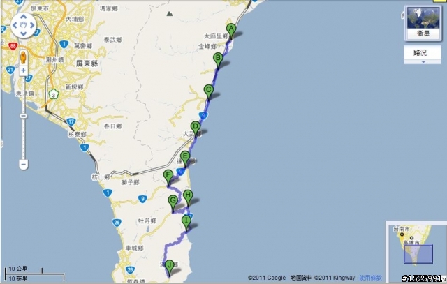 [開放後補報名] 2011 10/08~10/16 順時鐘環島行 ^^"
