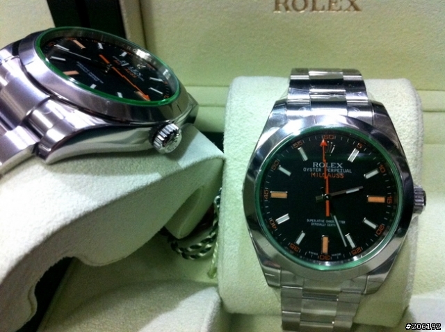 【開箱】Rolex  116400GV 綠玻璃 (圖多)