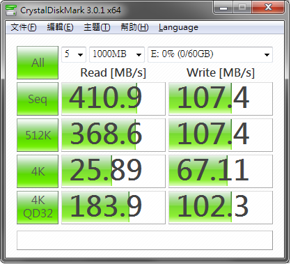 美光M400/C400 64GB簡單測試