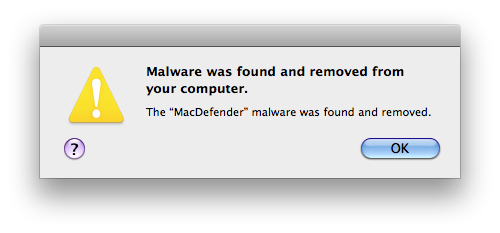 [外電消息] 蘋果釋出對付Mac Defender的安全更新