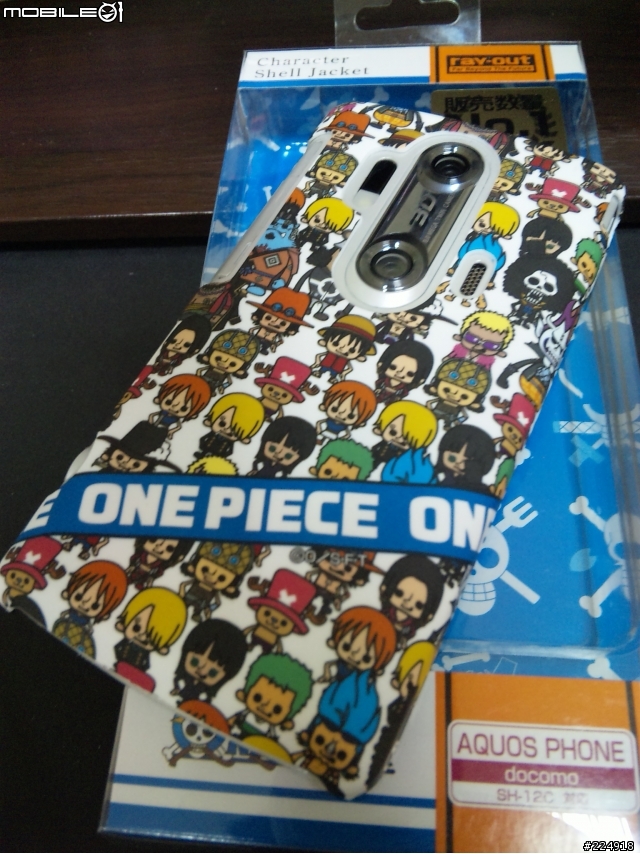 Sharp SH-12C ONEPIECE 保護殼開箱