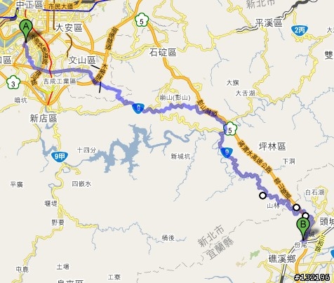 一日雙北  繞個230KM的圈圈.. 完整路線紀錄
