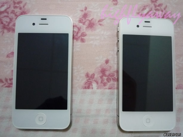 真假白色iphone4!? 換殼原廠比較分享