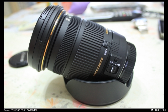 [來自香港的開箱文]SIGMA 17-50 F2.8 EX DC OS