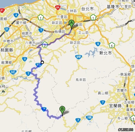 一日雙北  繞個230KM的圈圈.. 完整路線紀錄