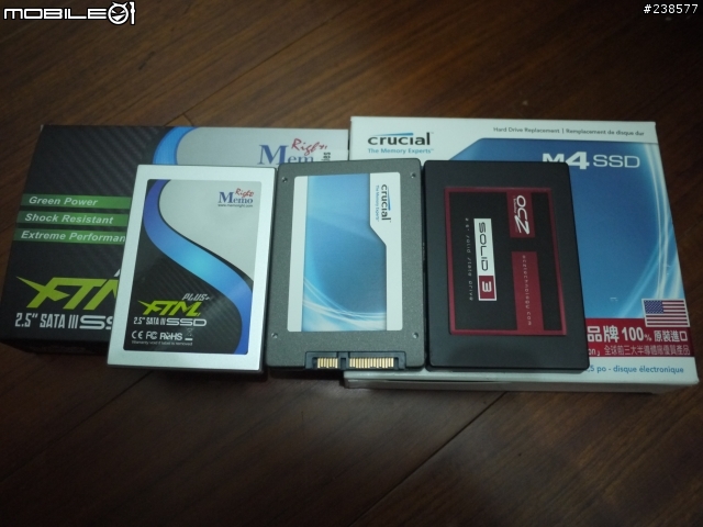 三款市售60G低容量SATA3介面SSD測試兼PK