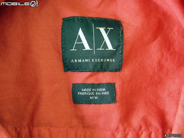 [開箱] Armani Exchange 短袖襯衫