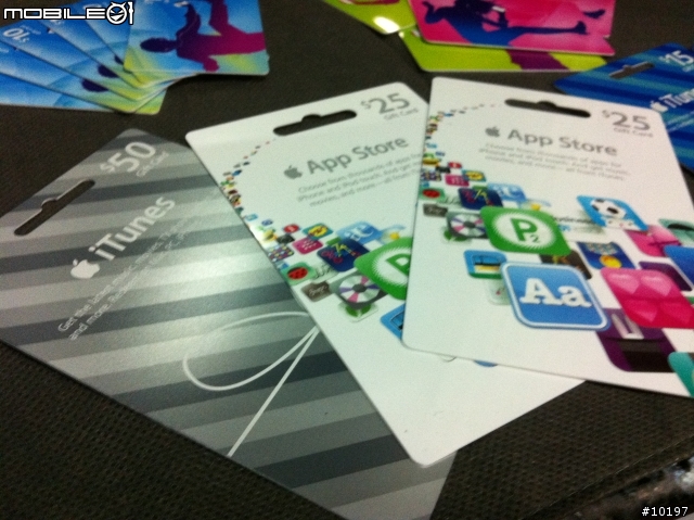 [分享] 美國的iTunes Gift Card到手了，yeah