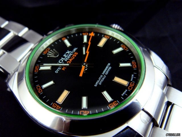 【開箱】Rolex  116400GV 綠玻璃 (圖多)