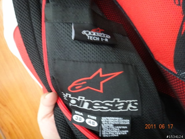 開箱  alpinestars THCH 1-R 連身皮衣 白紅黑