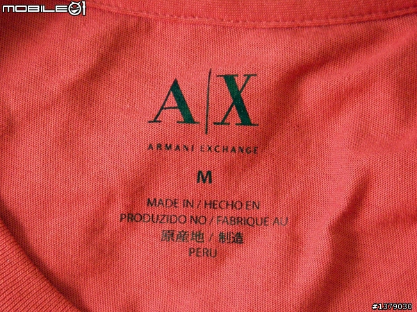 [開箱] Armani Exchange 短袖襯衫