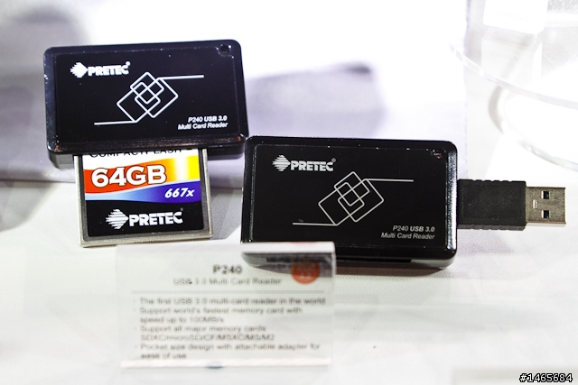 【Computex 2011】CFast 高速記憶卡 & USB 3.0 讀卡機‧打造新世代傳輸速度