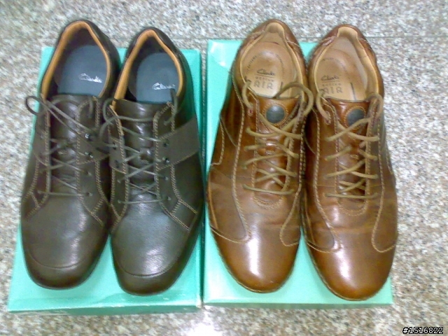 (不專業開箱)一次2雙英國皇室愛用品牌--Clarks----Clarks active rush air及mob raeer