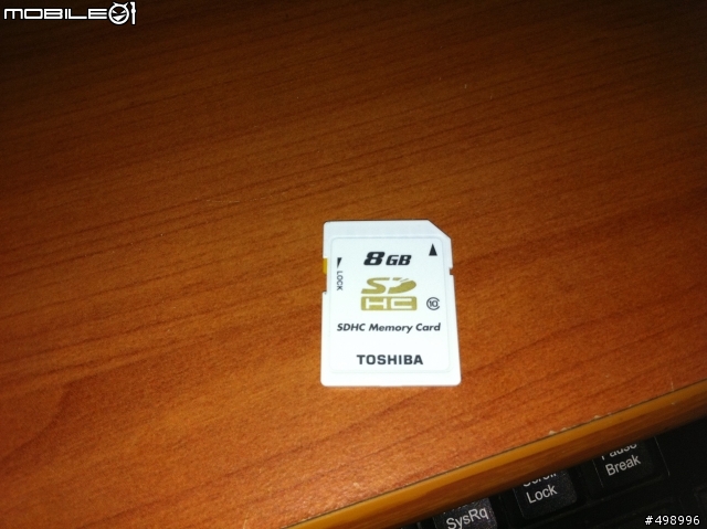 [分享]TOSHIBA CLASS10 8GB 小白卡