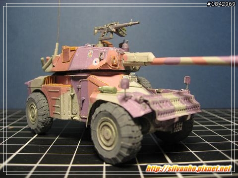 冷門的紙模型分享  -Panhard AML90 裝甲偵查車